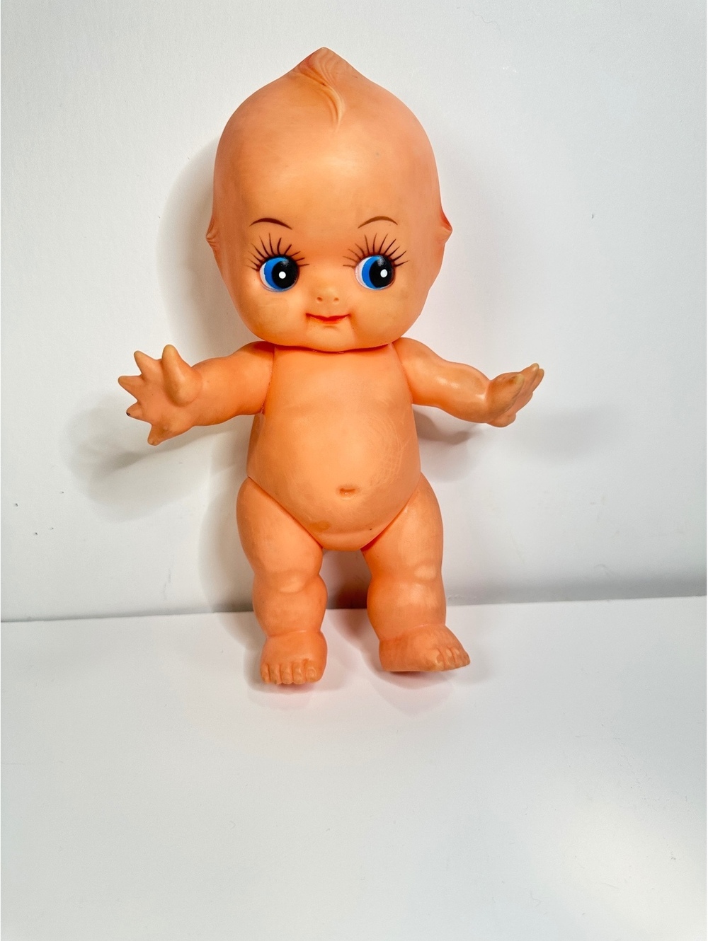 Vintage Vinyl Kewpie Doll MCM Made In Hong Kong Starfish Hands